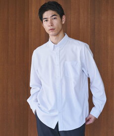 【SALE／50%OFF】UNITED ARROWS green label relaxing W/R オックス ボタンダウン シャツ ユナイテッドアローズ グリーンレーベルリラクシング トップス シャツ・ブラウス ネイビー ホワイト グレー【送料無料】