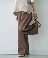 CIAOPANIC TYPY ∴【3サイズ展開】花柄刺繍イージースラックスパンツ チャオパニックティピー パンツ そ…