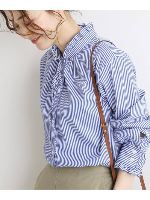 Iena 追加4 コットンフリルシャツブラウス Rakuten Fashion 楽天ファッション 旧楽天ブランドアベニュー Cu4677