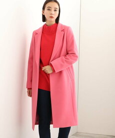 【SALE／55%OFF】INDIVI 【定番人気!/名品コート/日本製】ウール100%チェスターコート インディヴィ ジャケット・アウター チェスターコート ベージュ ピンク グレー ブルー ブラック【送料無料】