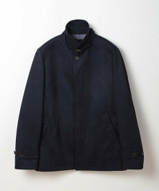 MEN'S BIGI フェイクスエード立ち襟ダンボールニットブルゾン メンズ ビギ ジャケット・アウター ブルゾン・ジャンパー ネイビー グレー ブラック【送料無料】