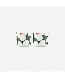 【SALE／30%OFF】Marimekko 【日本限定】Unikko コーヒーカップセット(ハンドルなし)200ml マリメッコ ファッション雑貨 その他のファッション雑貨 ホワイト【送料無料】
