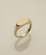 XOZ K10 mat oval signet ring gold マットオーバル シグネットリング ゴールド クロスオズ アクセサリー…