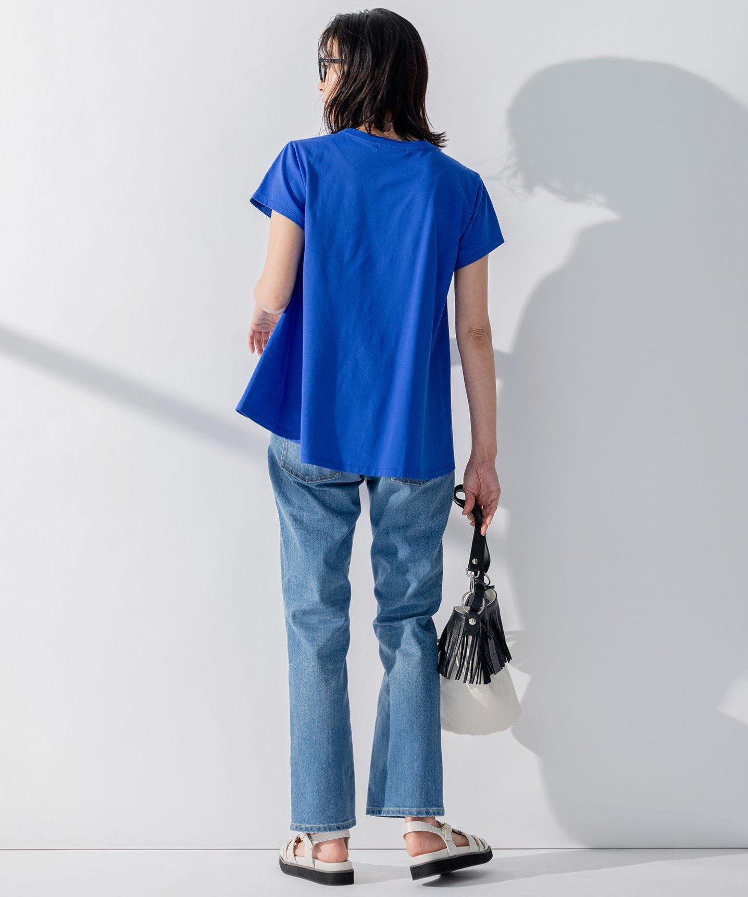 23区｜【洗える】ALBINIジャージー Aライン Tシャツ | Rakuten Fashion