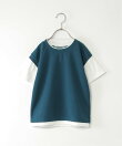 【接触冷感/吸水速乾】速乾COOLフェイクベストTシャツ(120~160cm)【親子コーデ】