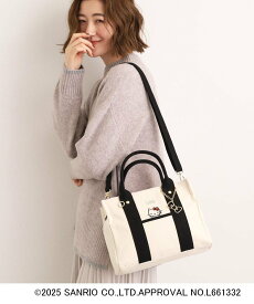 grove 【ハローキティ】Lee別注ポケット刺繍スクエアトート グローブ バッグ トートバッグ ブラック グレー ホワイト【送料無料】