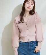 natural couture プチプラハトメバー釦カーデ ナチュラルクチュール トップス カーディガン ホワイト ベ…