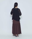 フィブリルポプリンティアードスカート