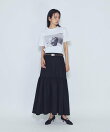 フィブリルポプリンティアードスカート