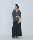 フィブリルポプリンティアードスカート