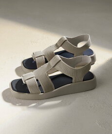 【SALE／50%OFF】steppi 【洗える】グルカサンダル ステッピ シューズ・靴 サンダル ブラック ベージュ【送料無料】