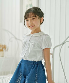 【SALE／20%OFF】組曲 KIDS 【150-160cm】レーシー ブラウス クミキョク トップス シャツ・ブラウス ホワイト【送料無料】