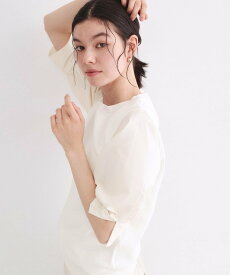【SALE／30%OFF】OPAQUE.CLIP ドッキングスリーブニット【洗濯機洗い可/抗ピル】 オペークドットクリップ トップス ニット ブラック ホワイト