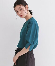 【SALE／30%OFF】OPAQUE.CLIP ドッキングスリーブニット【洗濯機洗い可/抗ピル】 オペークドットクリップ トップス ニット ブラック ホワイト