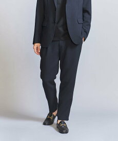【SALE／60%OFF】BEAUTY&YOUTH UNITED ARROWS トリクシオン 1プリーツ テーパード パンツ -セットアップ対応 ストレッチ ウォッシャブル マルチ機能- ユナイテッドアローズ アウトレット パンツ その他のパンツ ネイビー グレー【送料無料】