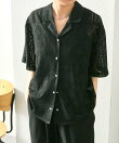 開襟レースシャツ【SUM1 STYLE】