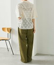 開襟レースシャツ【SUM1 STYLE】