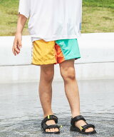 【SALE／10%OFF】BREEZE 【水をはじく/しわになりにくい】水陸両用パンツ 4分丈 UVカット 撥水 エフオー…