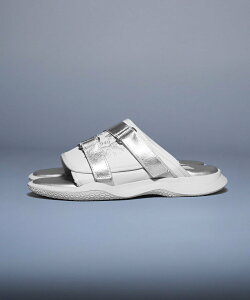 Onitsuka Tiger OHBORI SLIDER 2.0 �I�j�c�J�^�C�K�[ �V���[�Y�E�C �T���_�� �V���o�[ �u���b�N�y���������z