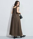 バックレースアップAラインワンピース