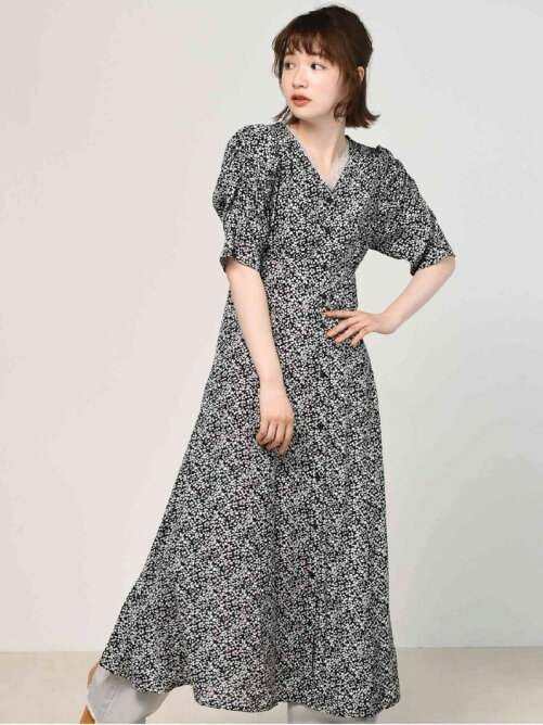 Retro Girl Retro Girl 前開き花柄op Rakuten Fashion 楽天ファッション 旧楽天ブランドアベニュー Cz4680