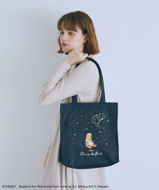 【SALE／40%OFF】Maison de FLEUR Winnie the Pooh/スクエアトートバッグ メゾン ド フルール バッグ トートバッグ ネイビー【送料無料】