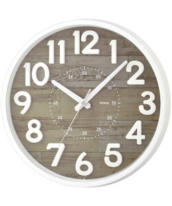 MAG MAG 掛時計 クレープ W-760 ローラ インテリア・生活雑貨 時計 ブラウン