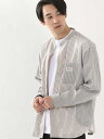 【SALE/10%OFF】coen SMITH'S別注バンドカラー長袖シャツ# コーエン シャツ/ブラウス 長袖シャツ ホワイト ベージュ【送料無料】