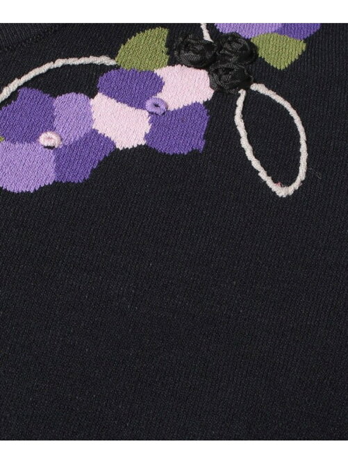 Madam Joconde 花柄インターシャ ニットプルオーバー Rakuten Fashion 楽天ファッション 旧楽天ブランドアベニュー Bs8681