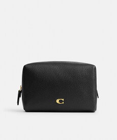 COACH エッセンシャル コスメティック ポーチ コーチ 財布・ポーチ・ケース ポーチ ブラック【送料無料】