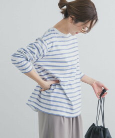 URBAN RESEARCH DOORS ボーダーワイドプルオーバー アーバンリサーチドアーズ トップス カットソー・Tシャツ ブラック レッド ブルー【送料無料】