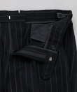 LIGHT UNTSRUCTURED MARLING&EVANS フランネル ストライプ スーツ