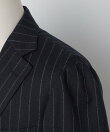 LIGHT UNTSRUCTURED MARLING&EVANS フランネル ストライプ スーツ