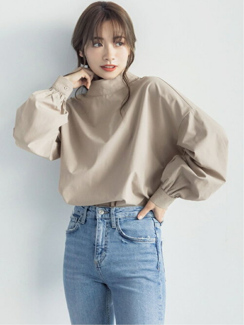 Coca スタンドカラーバルーンスリーブトップス Rakuten Fashion 楽天ファッション 旧楽天ブランドアベニュー Ce06