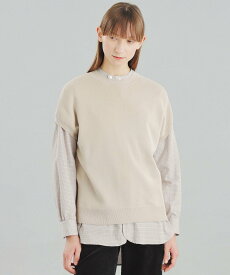 【SALE／40%OFF】MACKINTOSH PHILOSOPHY GREY LABEL コットンスムースニットベスト マッキントッシュ フィロソフィー トップス ニット ベージュ レッド ネイビー【送料無料】