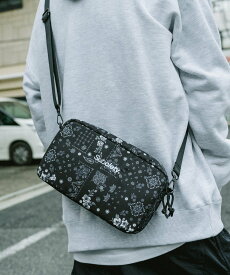 Subciety FLOWER PAISLEY BODY BAG サブサエティ バッグ ボディバッグ・ウエストポーチ ブラック オレンジ イエロー グリーン【送料無料】