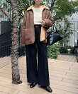 ラメモールボートネックプルオーバー