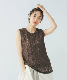【SALE／28%OFF】GLOBAL WORK Beauteeレースタンク/497012 グローバルワーク トップス カットソー・Tシャツ ホワイト ブラウン グレー ブラック