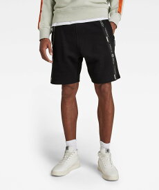 【SALE／50%OFF】G-Star RAW 【公式ショップ】TAPE SWEAT SHORT/スウェットショートパンツ ジースターロゥ パンツ ジャージ・スウェットパンツ ブラック【送料無料】