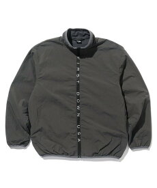 【SALE／45%OFF】FIRST DOWN LOGO TAPE JKT フリークスストア ジャケット・アウター ブルゾン・ジャンパー グレー グリーン【送料無料】