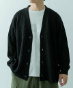 【SALE／60%OFF】URBAN RESEARCH ITEMS ワッフル編み Vネックニットカーディガン アーバンリサーチアイテムズ トップス カーディガン ブラック グリーン グレー ホワイト ブラウン