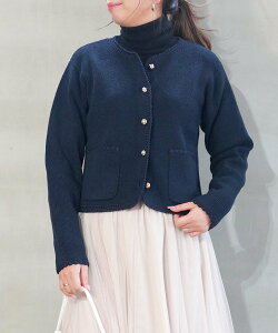 THE SHINZONE �U �V���]�[�� BOUCLE KNIT JACKET �u���[�R���u���[ �W���P�b�g�E�A�E�^�[ ���̑��̃W���P�b�g�E�A�E�^�[�y���������z