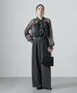 ドライウェザーストレッチベルト付き2タックワイドパンツ(セットアップ可)