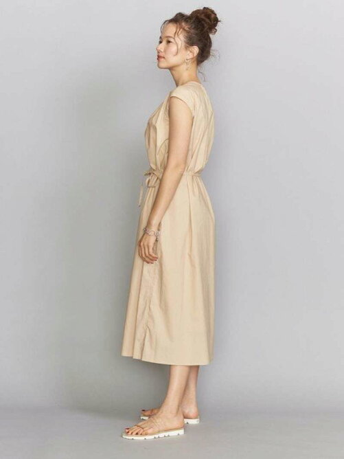 Beauty Youth United Arrows By コットンスキッパーネックフレンチスリーブワンピース O Rakuten Fashion 楽天ファッション 旧楽天ブランドアベニュー 5684