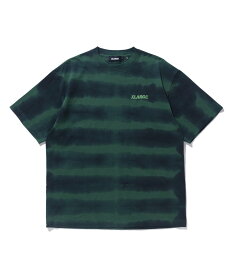 XLARGE TIE DYE STRIPED S/S TEE XLARGE エクストララージ トップス カットソー・Tシャツ ブラック ブルー グリーン【送料無料】