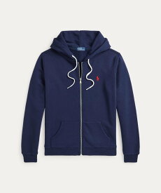 POLO RALPH LAUREN コットン フリース フルジップ フーディ ラルフローレン トップス パーカー・フーディー ネイビー【送料無料】