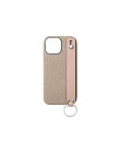 (iPhone16) ハンドル付き バックカバーケース シュリンクレザー