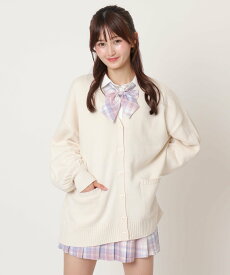 WEGO LADY'S ニットカーディガン ウィゴー ファッション雑貨 その他のファッション雑貨 レッド ピンク ベージュ ホワイト ブラウン グレー ブルー ブラック ネイビー