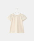 【KIDS/キッズ】フラワースリーブTシャツ/接触冷感