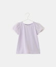 【KIDS/キッズ】フラワースリーブTシャツ/接触冷感